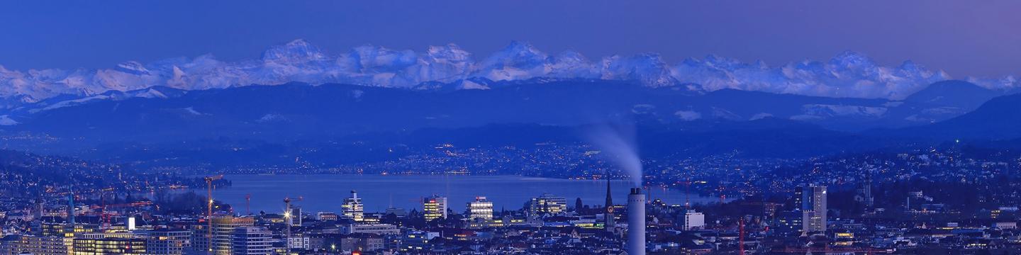 City Zurich at night